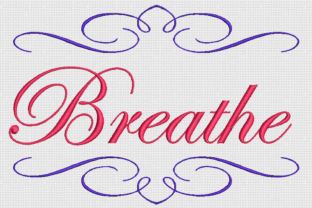 Breathe: A Thoughtful Embroidery Design
