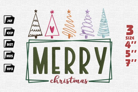 Modern Framed Merry Christmas