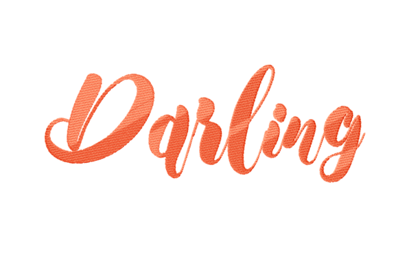Review: Darling Lettering Embroidery Design