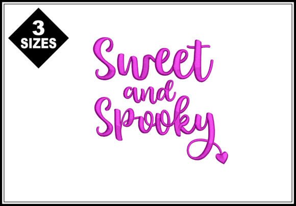 Sweet and Spooky Embroidery Design